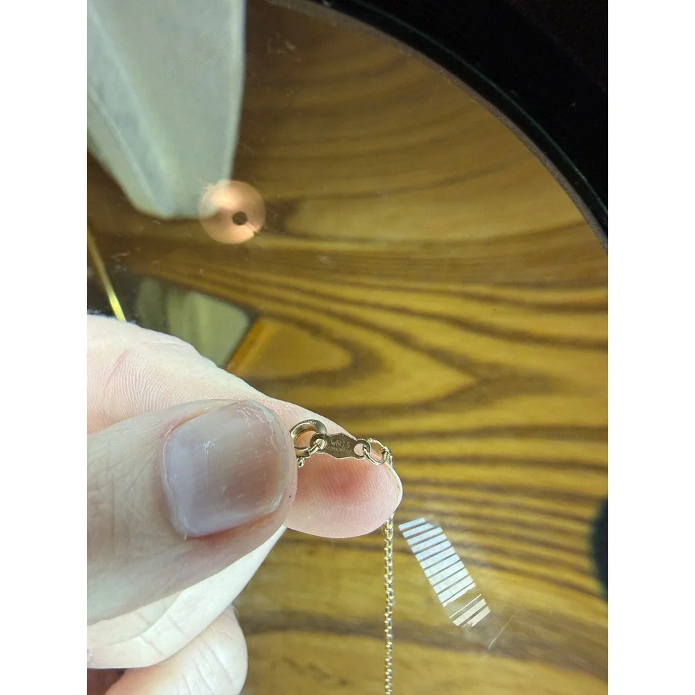 Wells Vintage 12k Gold Filled Rope Chain Necklace 16 Inch Layering Chain